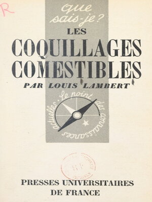 cover image of Les coquillages comestibles